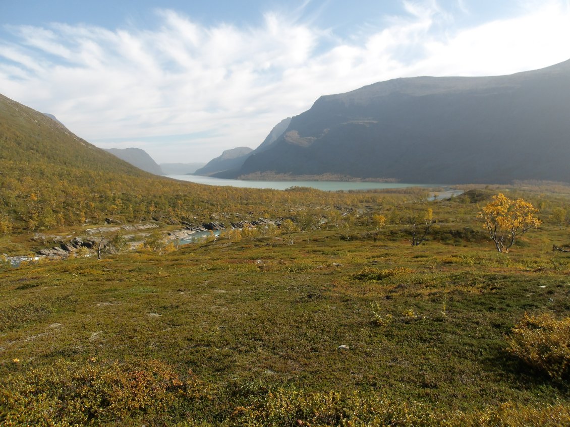 Le lac de Kaitumjaure, tant rêvé, la délivrance de ma condition terrestre !