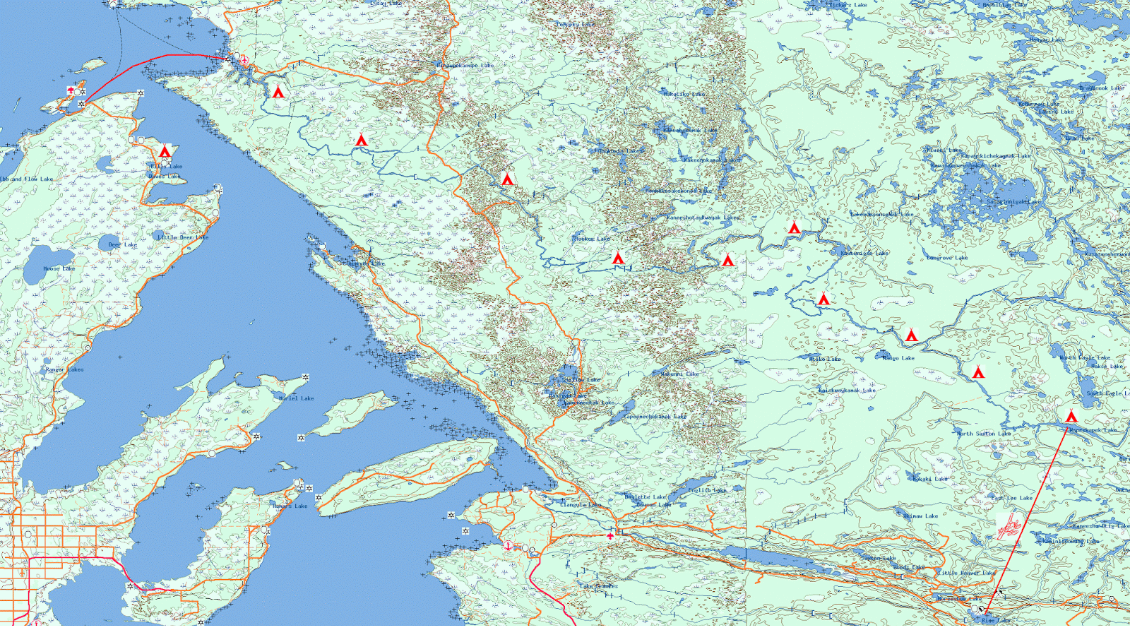 Le vol en hydravion et les différents camps