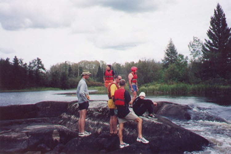 Repérage avant la descente ...