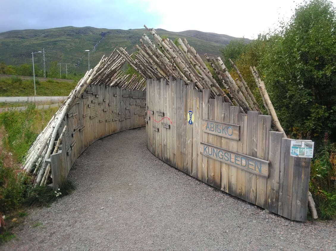 Entrée du "Chemin du roi"