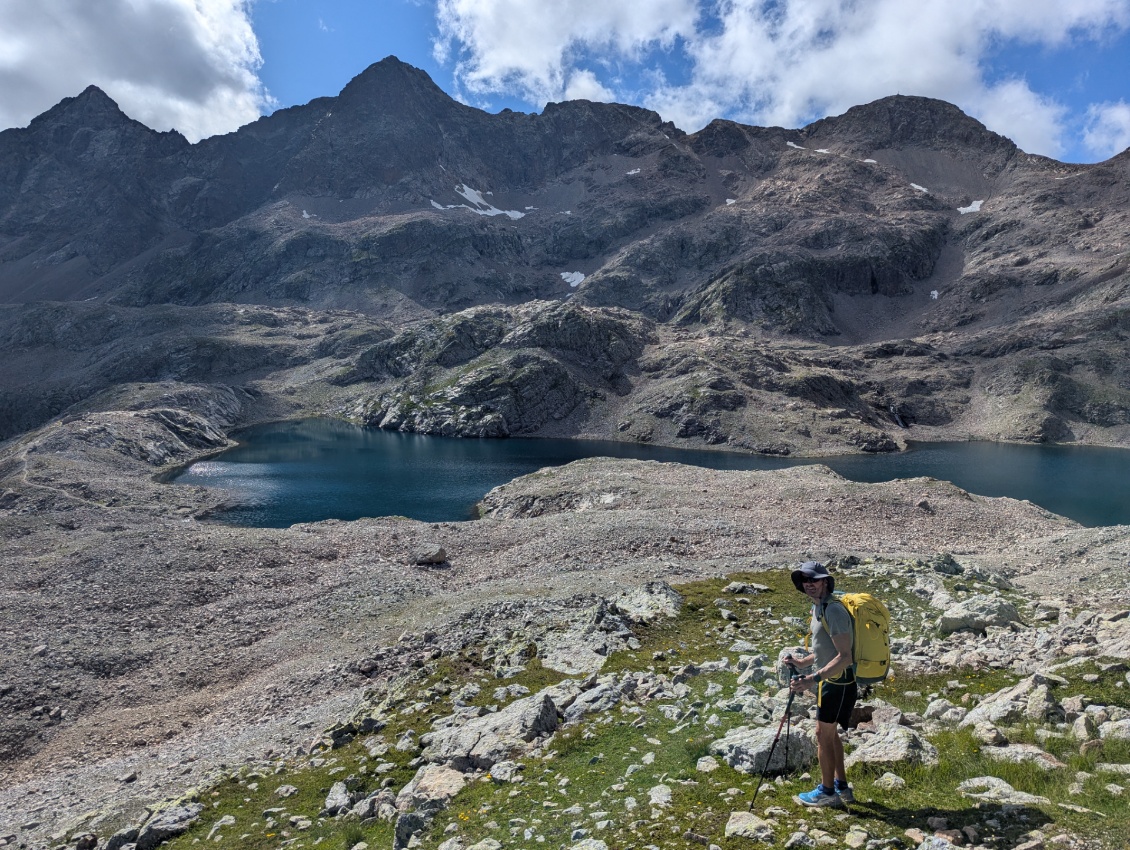 Lac de Crupillouse le plus à l'est le 22 juillet 2025.