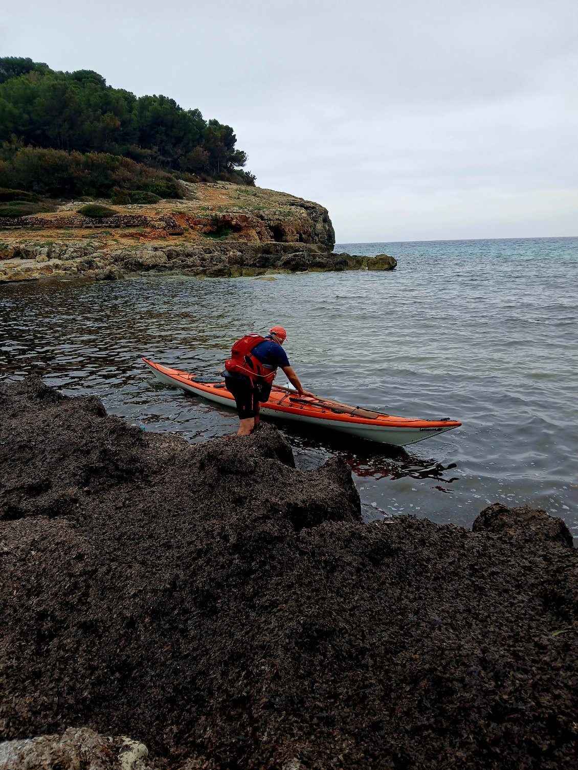 Cala Excorsada. Attention, départ imminent...