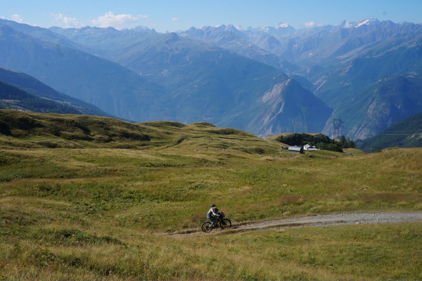 Dans la montée du Peronnet