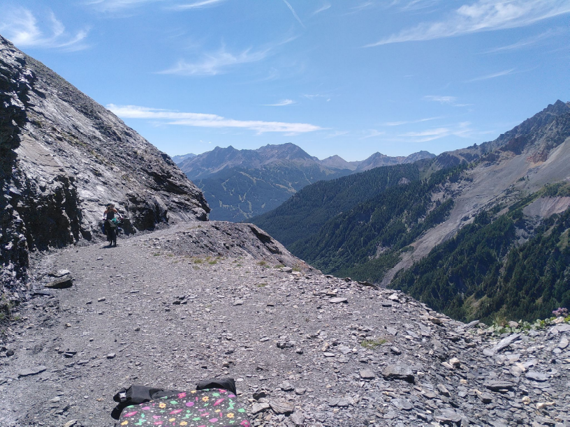 piste militaire au dessus de Bardonecchia