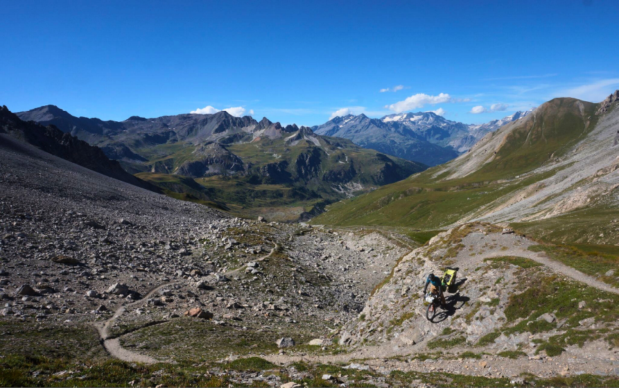 Descente du col de la roue 