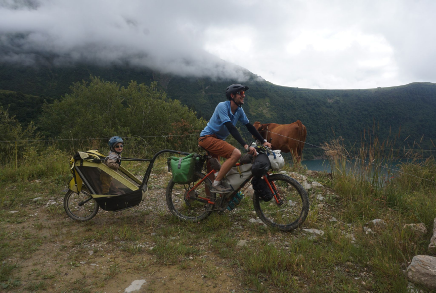 debout dans les grosses montées. Au dessus de la gittaz