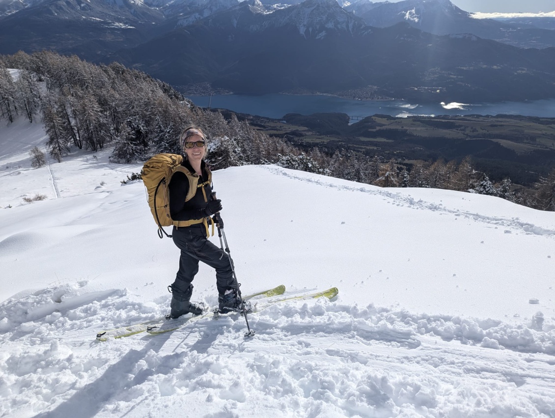 La vraie montagne des Hautes-Alpes pour l'Auvergnate