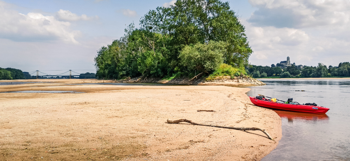 Sur la Loire. Photo : Jean-Baptiste Corboeuf