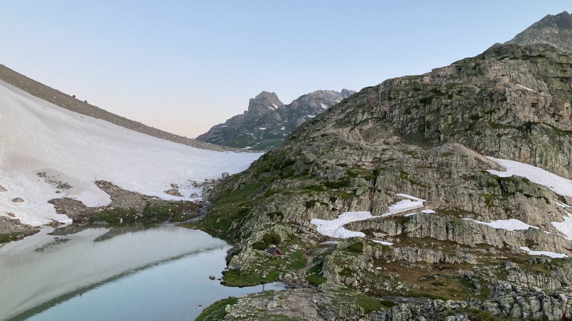 Bivouac au lac des sources de la Clarée