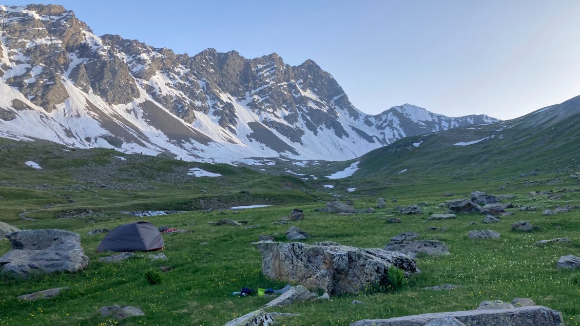 Bivouac dans le Val de Fournel