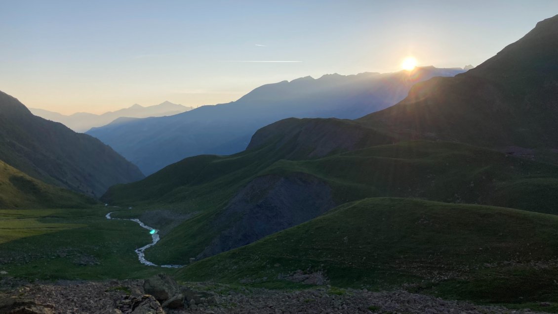 Montée au col du vallon