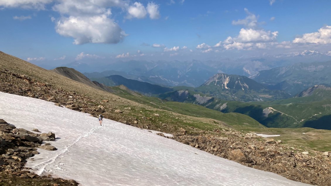 Montée à la cime de la Valette