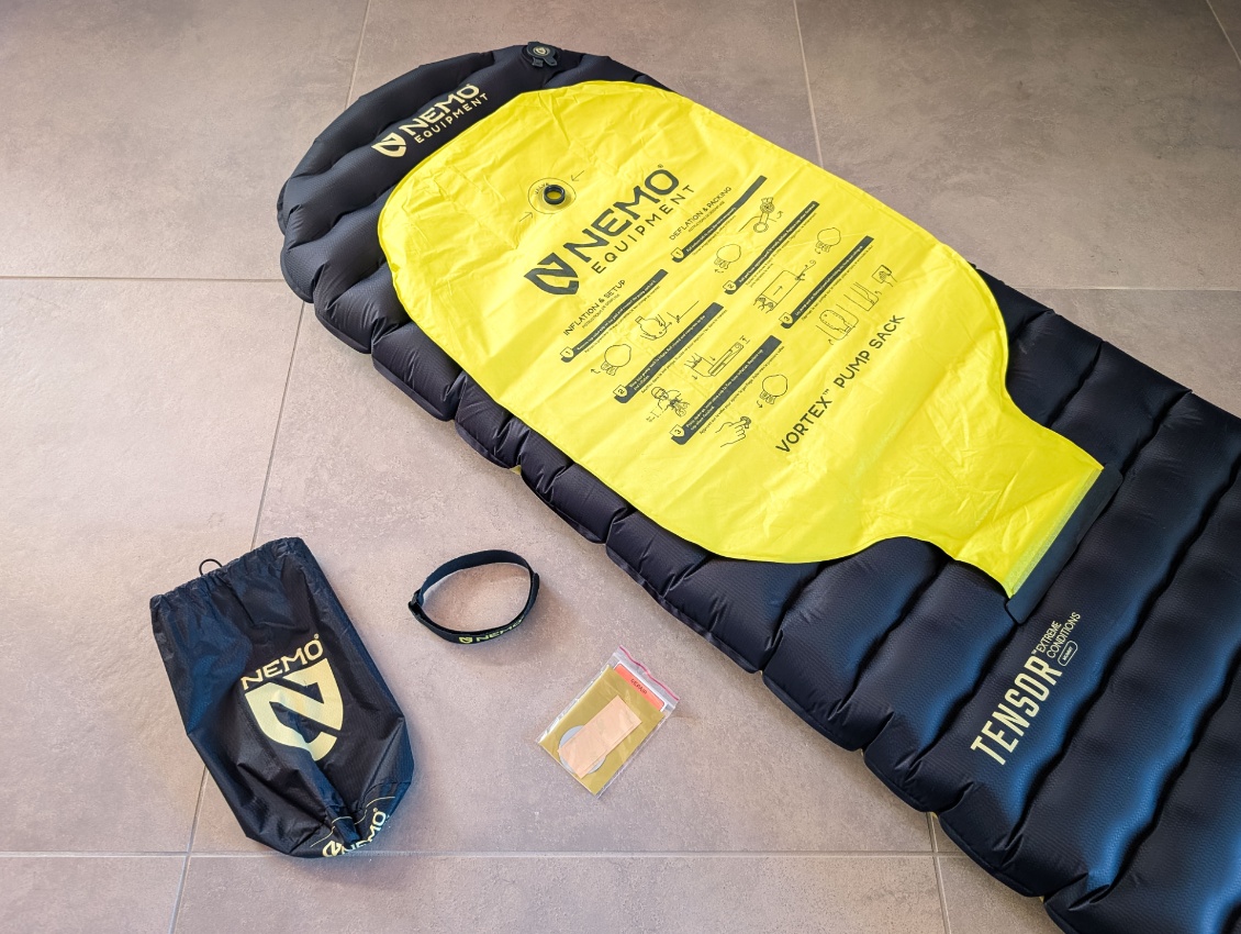 Le sac de gonflage ne sert que pour le gonflage, pas de double emploi possible.