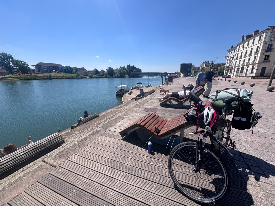 pause casse croute à Chalon sur saone
