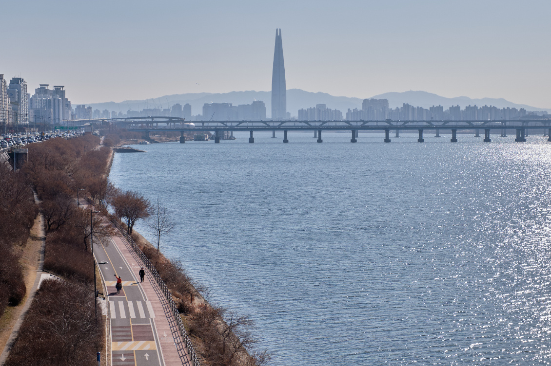 Corée, piste cyclable des 4 rivières, c'est parti !