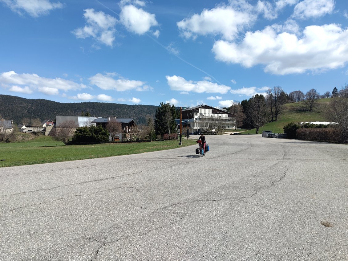 Test dans notre petit village du Vercors 
