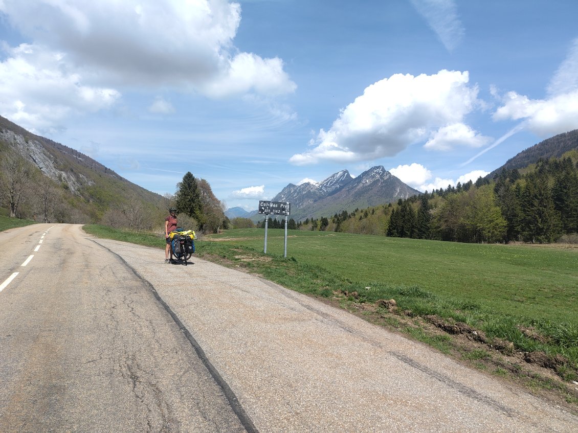 Arrivée au col des prés 