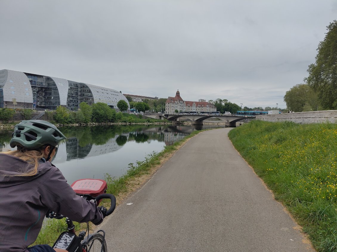 Besançon une ville très verte et adaptée pour le vélo