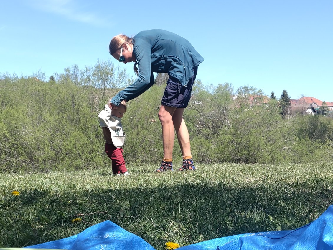 Apprentissage de la marche pendant les pauses