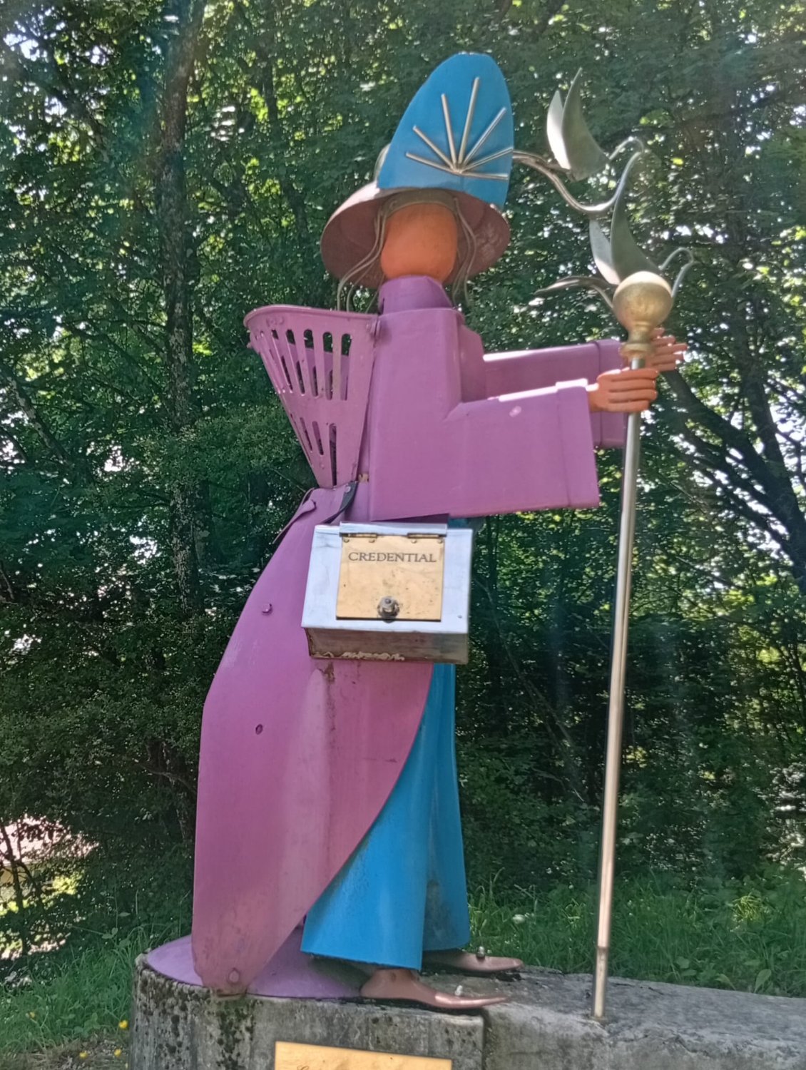 A vous de trouver les attributs du pèlerin