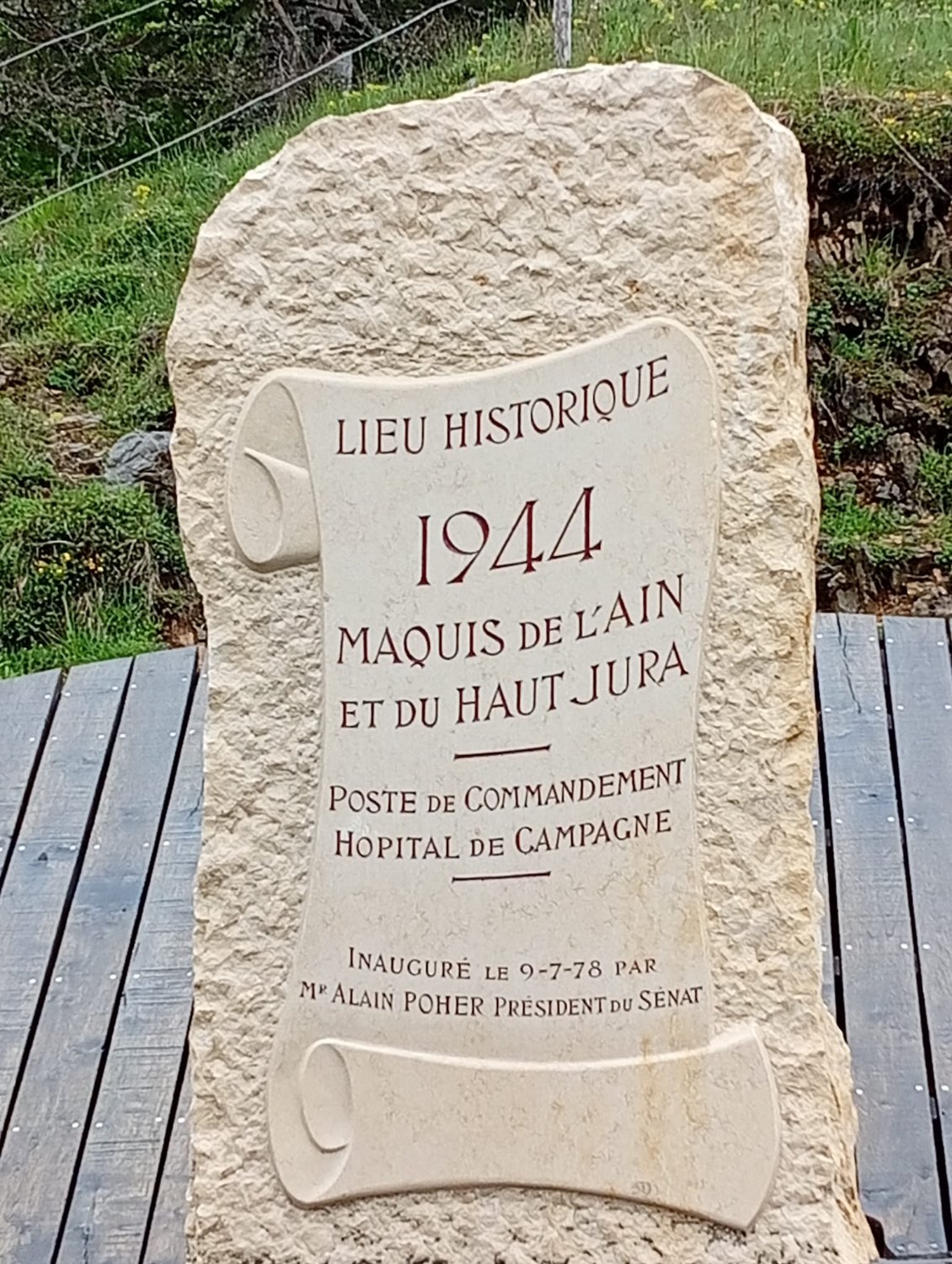 La Borne au Lion, haut lieu du maquis
