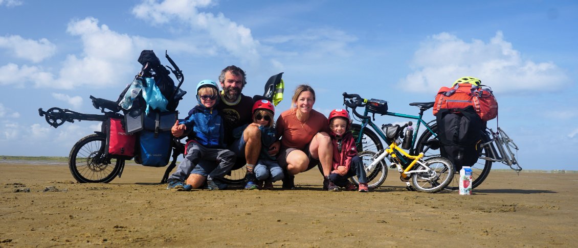 Photo de Famille – Plage du Jutland - Danemark