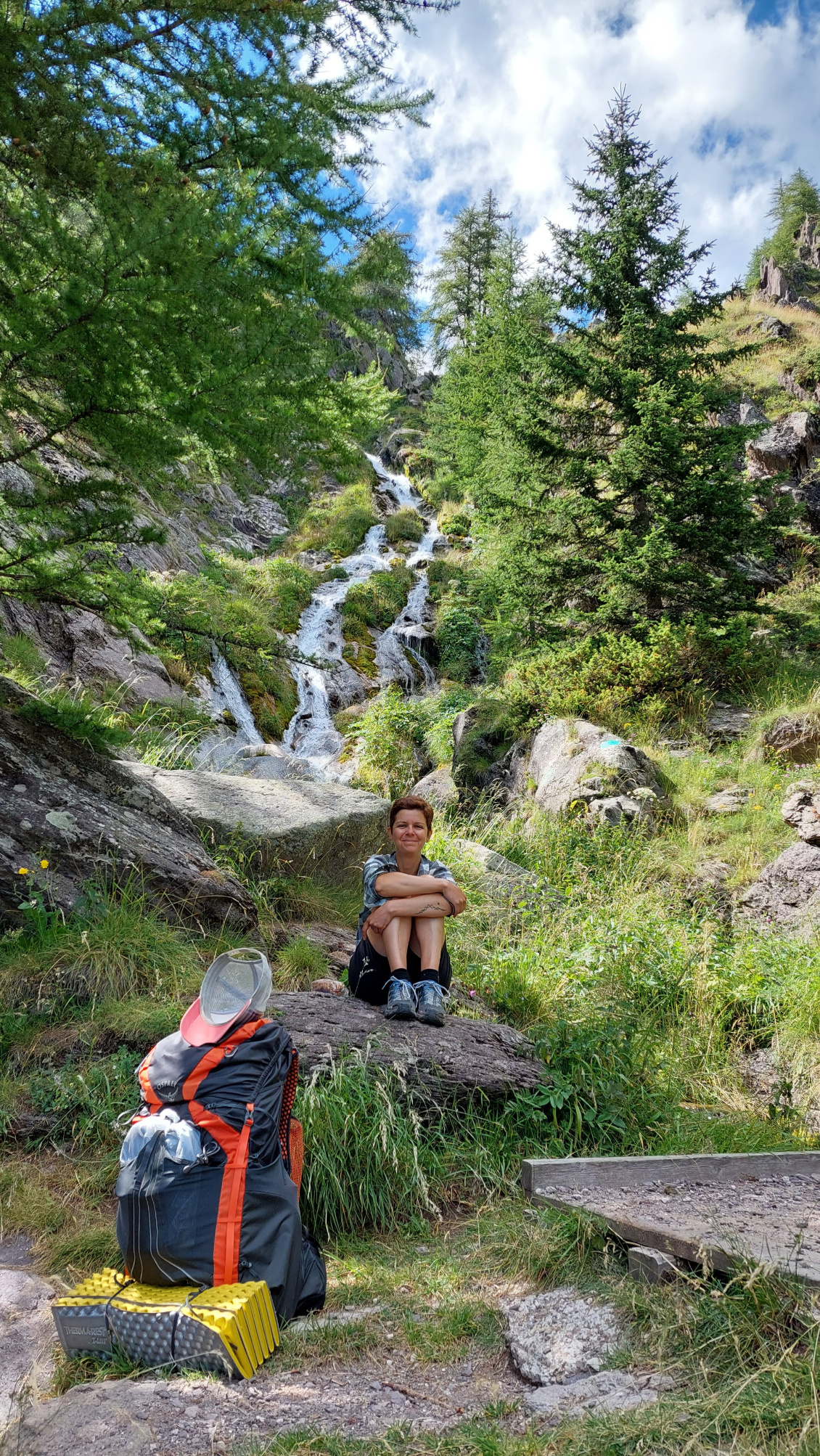Vers le refuge de Longon, Parc National du Mercantour