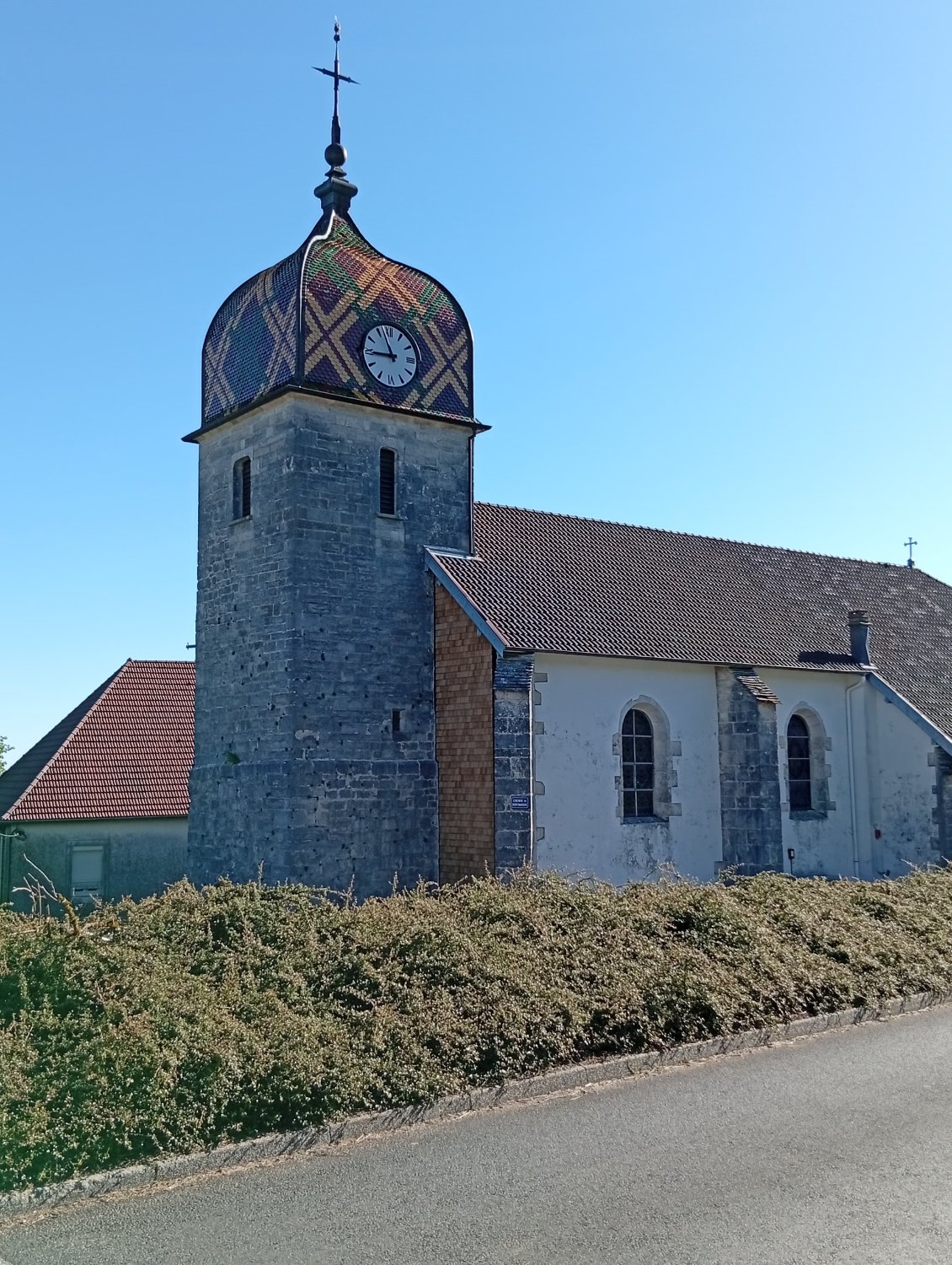 Le clocher du village de Déservillers
