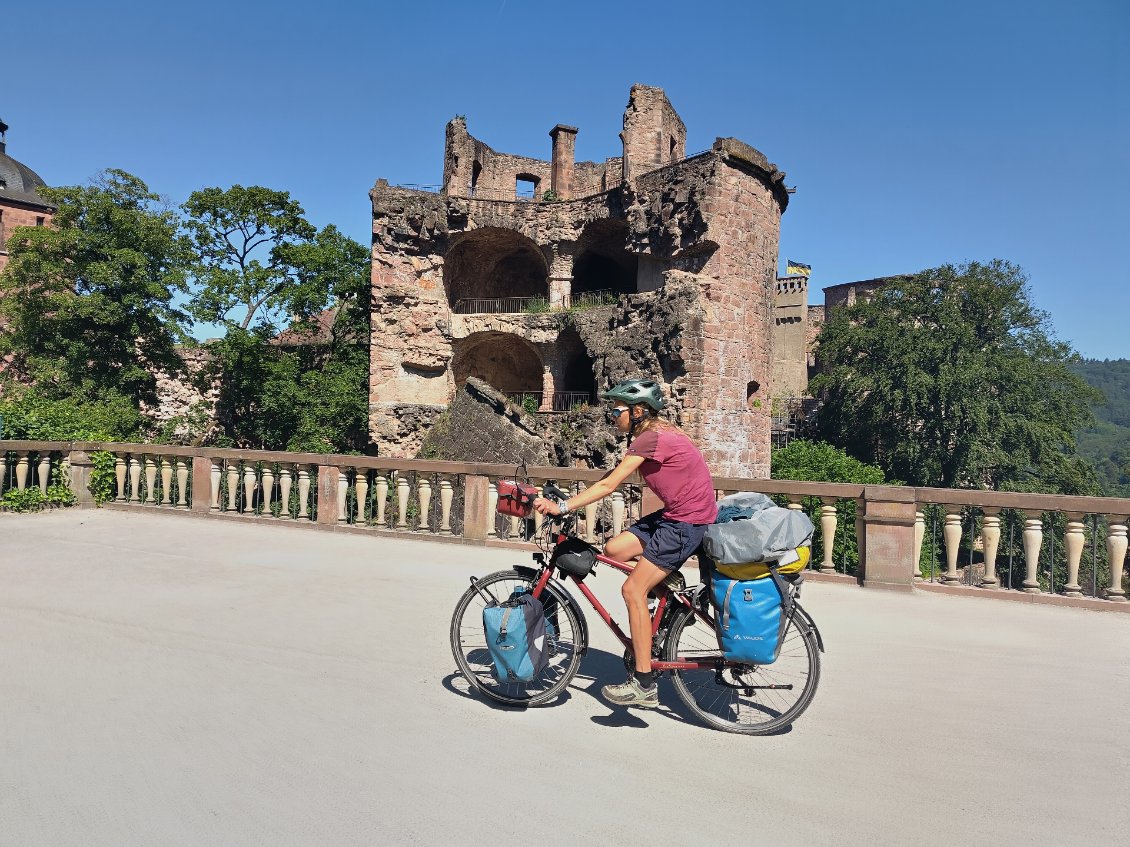Pédalage panoramique près du château d'Heidelberg