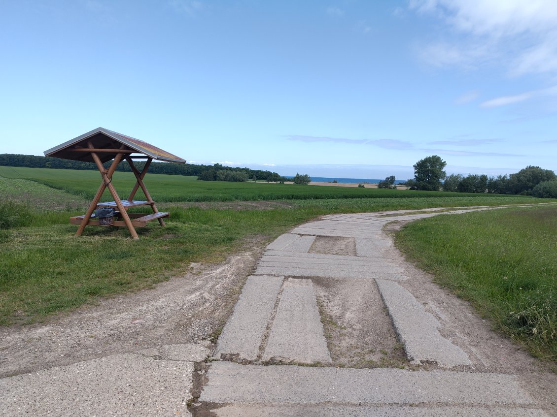 Les abris sont nombreuses dans les routes agricoles réservées aux vélos et aux agriculteurs.