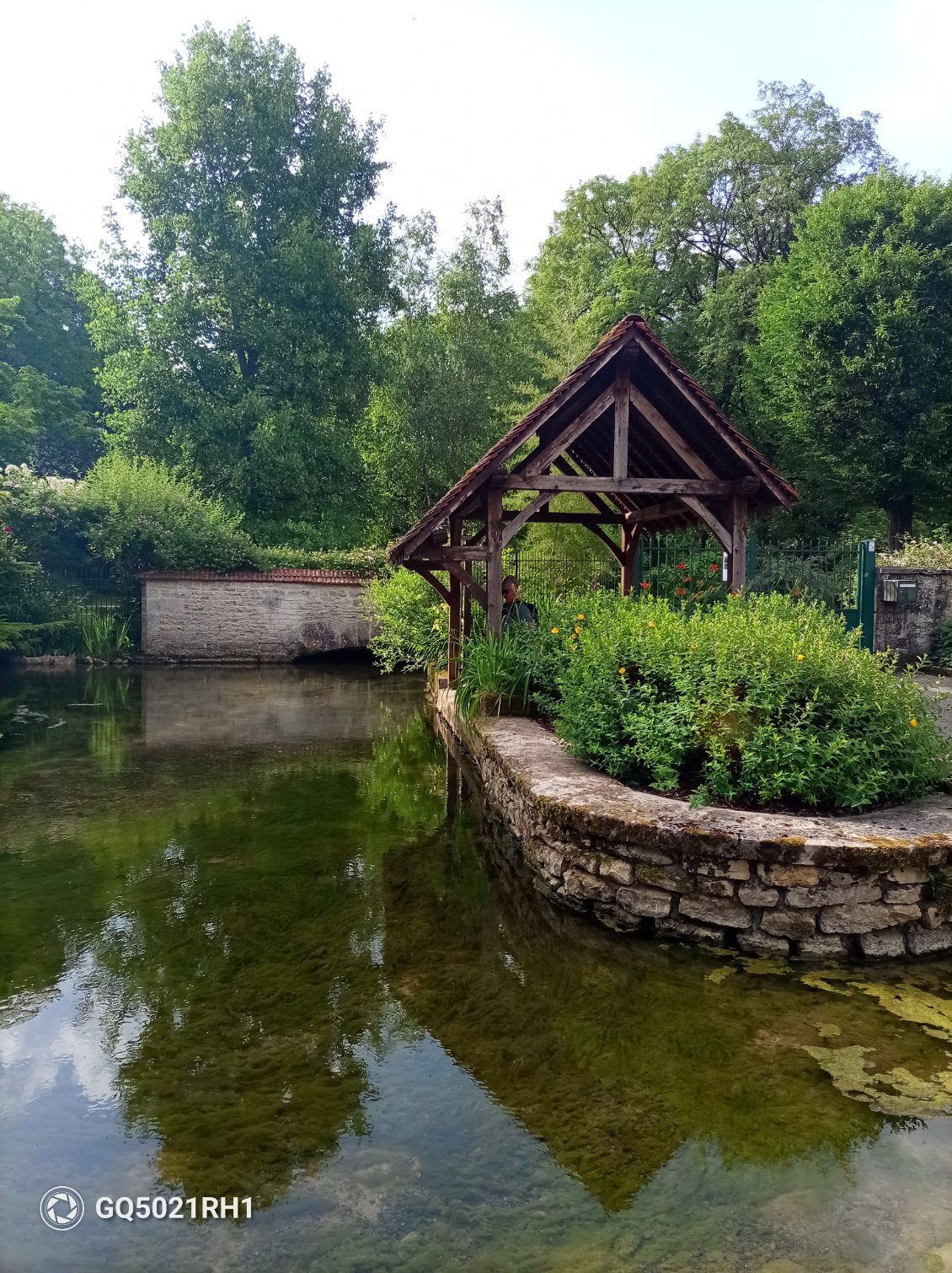 Le lavoir de Bèze, un lieu très reposant
