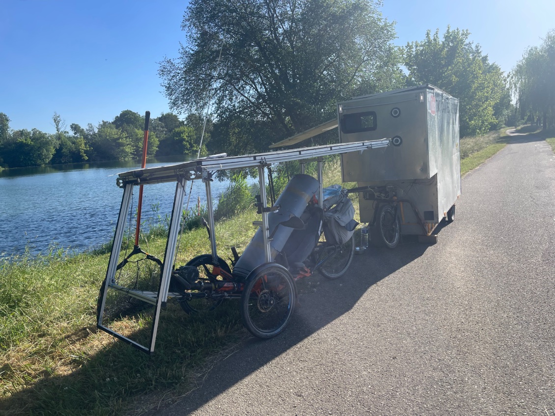 Un cyclo-caravane