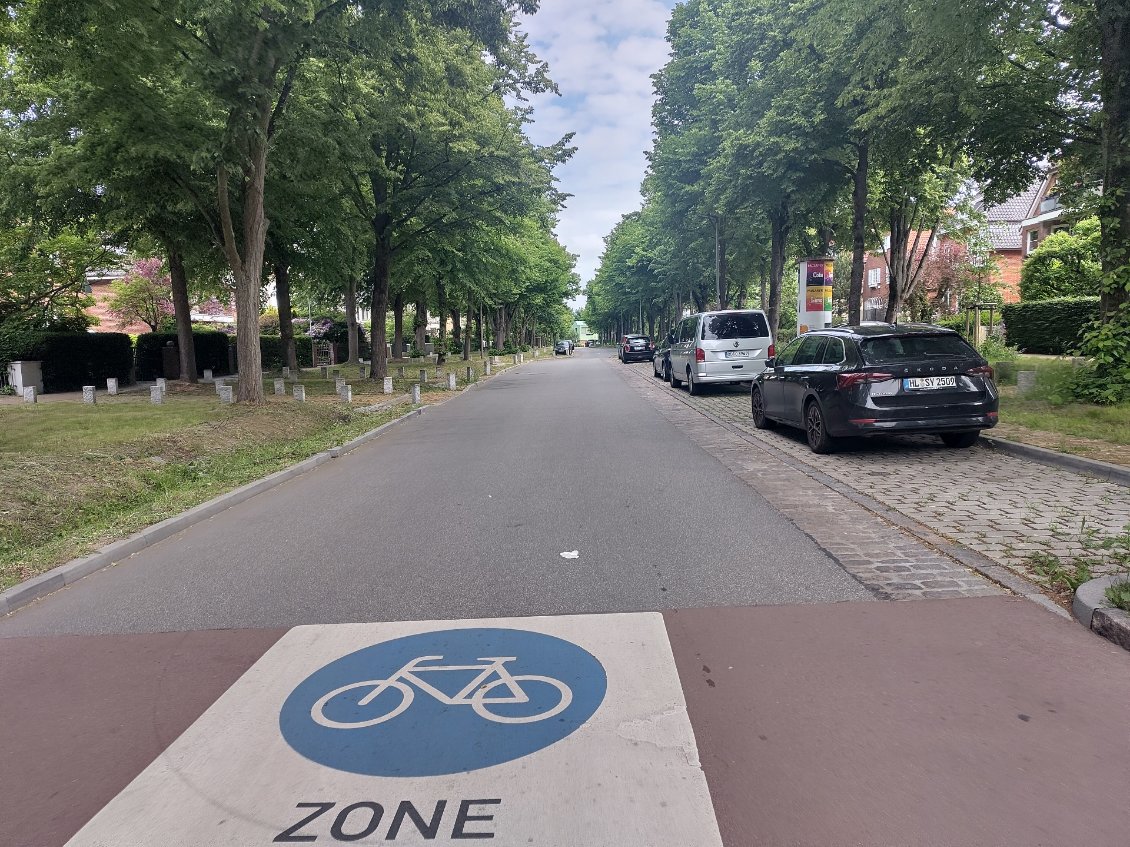 Des rues réservées au vélo