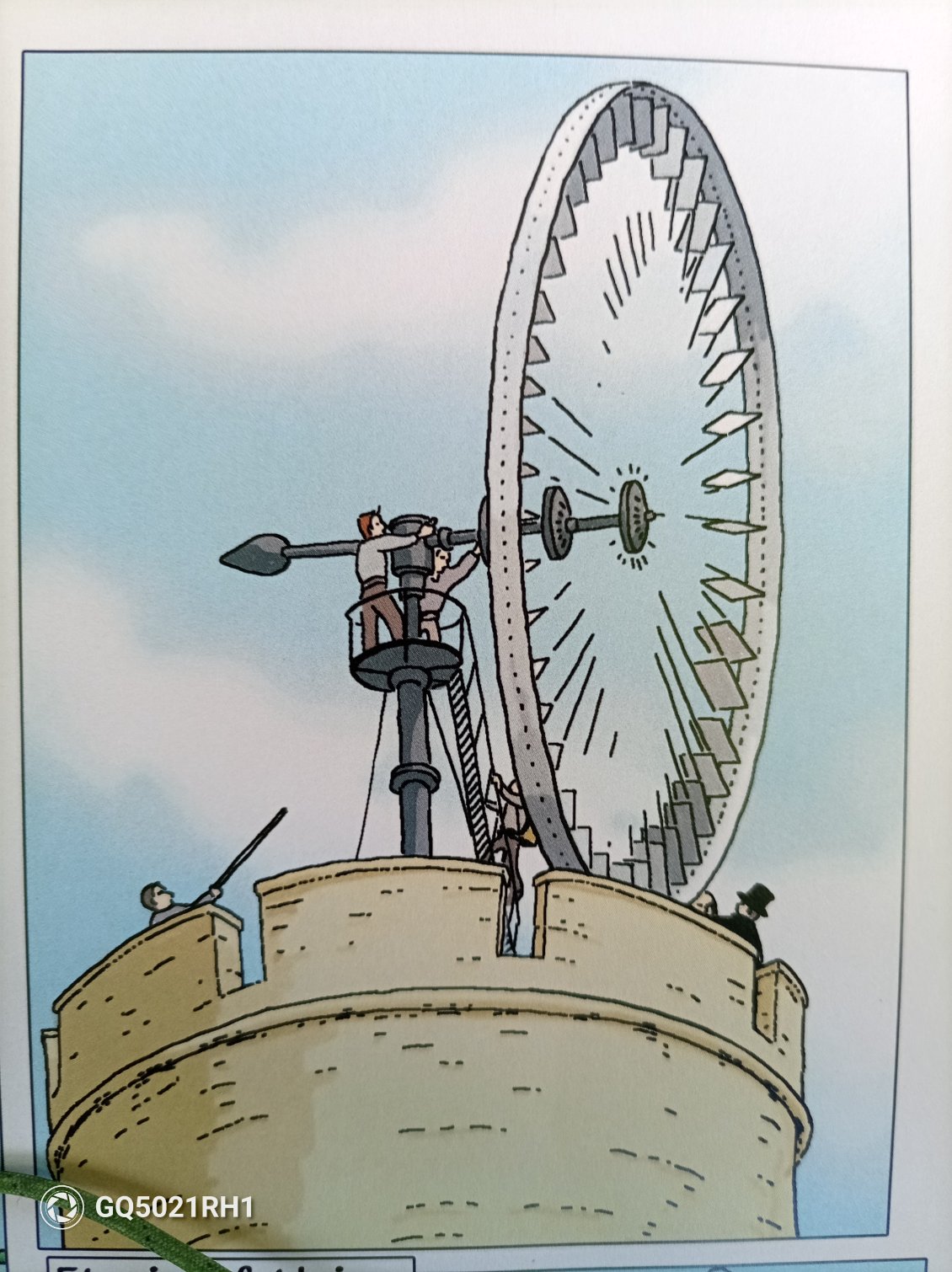 L'éolienne de la tour