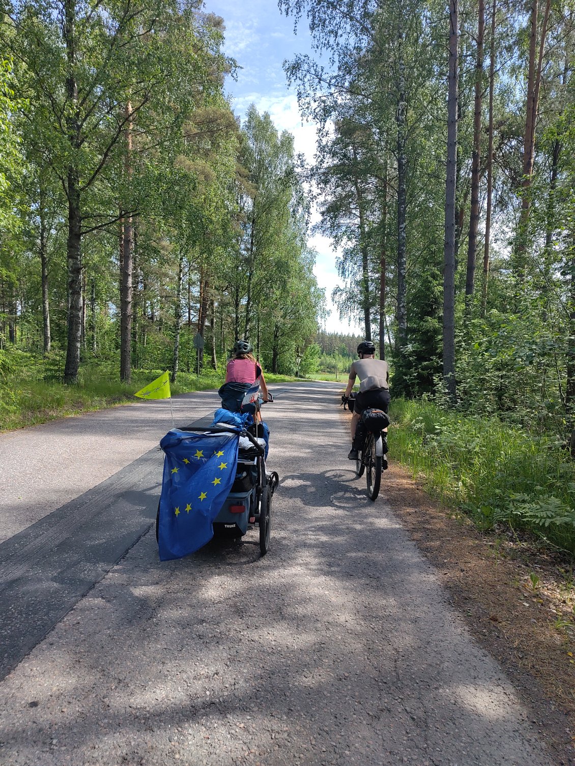 Les routes et pistes cyclables en Finlande 
