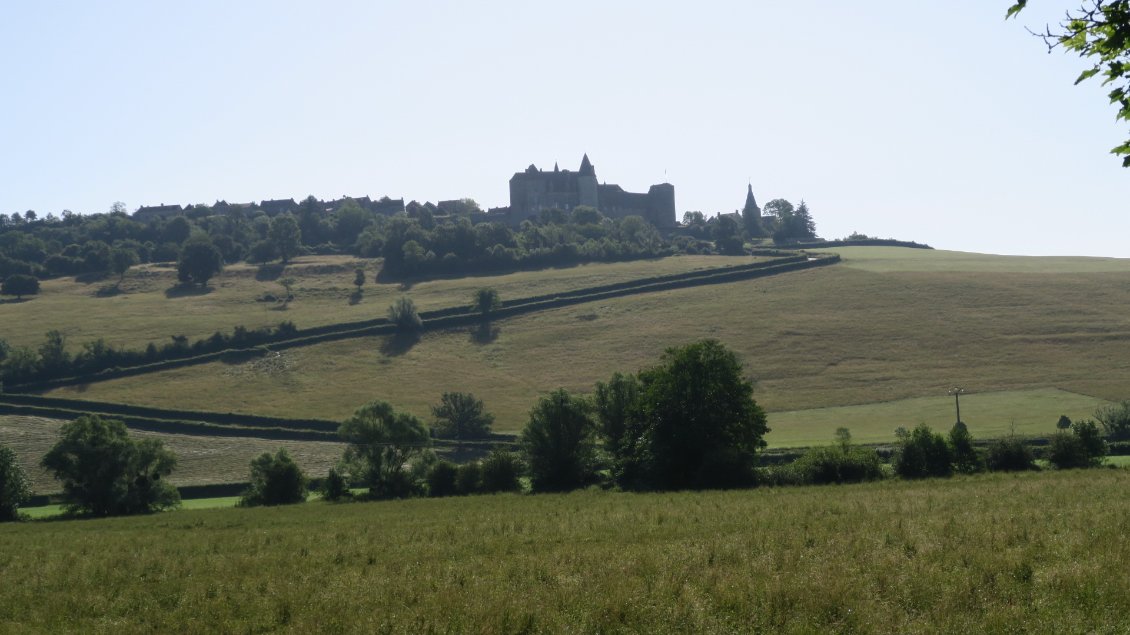 Les tours de Châteauneuf surplombent la vallée