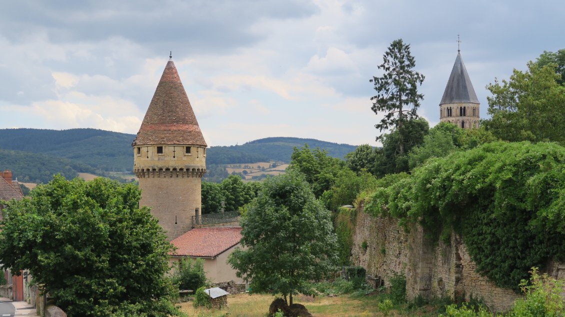 A l'arrivée sur Cluny