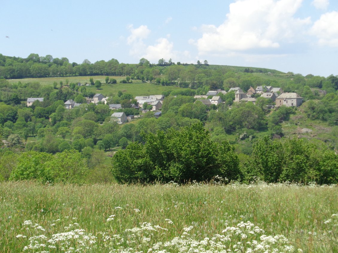 Recoules-d'Aubrac que je viens de quitter.