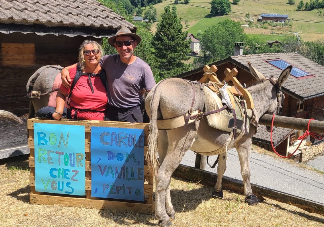 Une belle attention de Céline et Axel pour notre arrivée