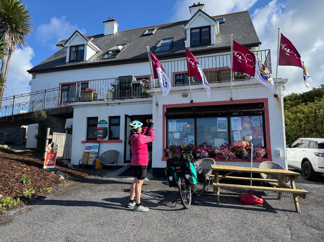 L’accueil du camping de Gurteen Bay fort sympathique 