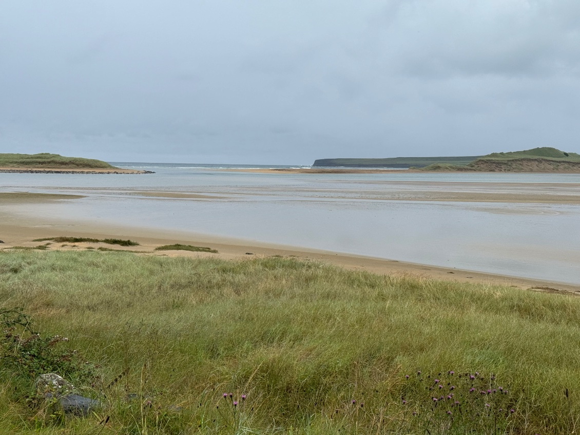 l'embouchure de Laken strand