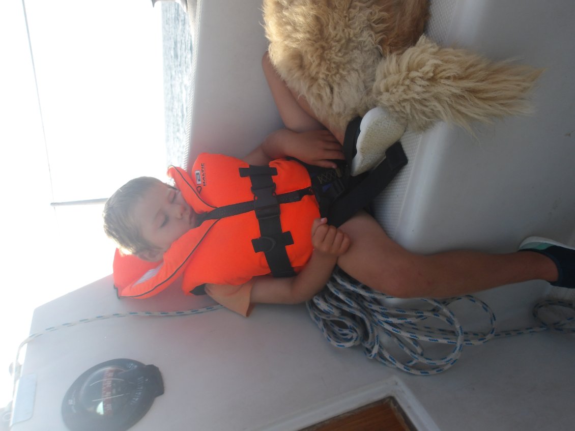 Bibi qui s'endort en pleine nav' !