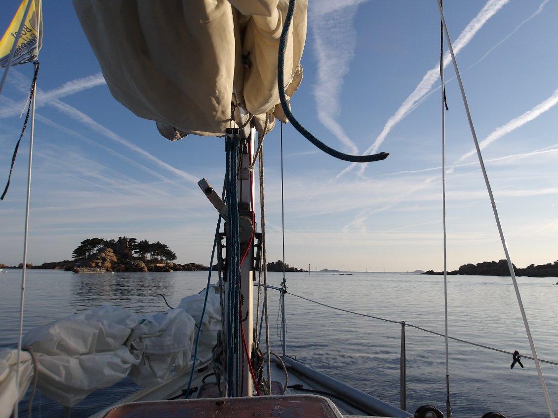 C'est reparti direction les 7 iles, au petit matin