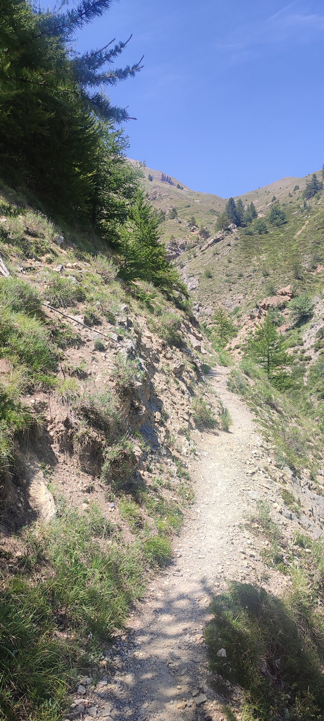 Direction le col de la Colombière