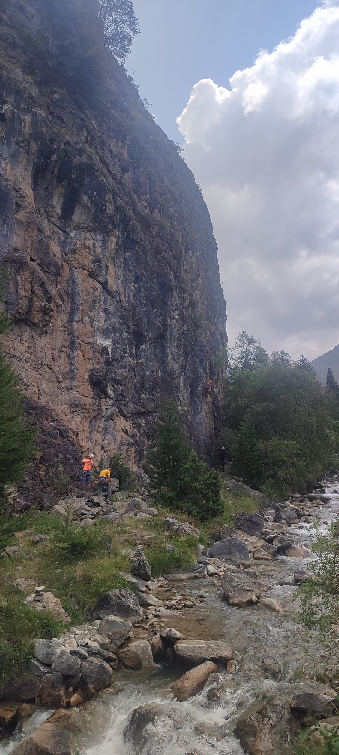 Leçon d'escalade