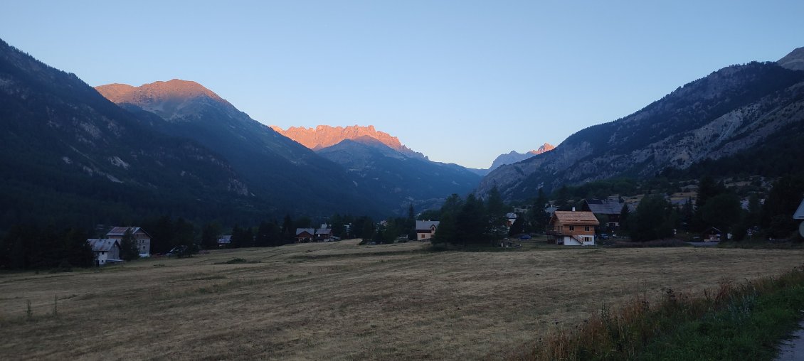 Levé de soleil sur Roubion