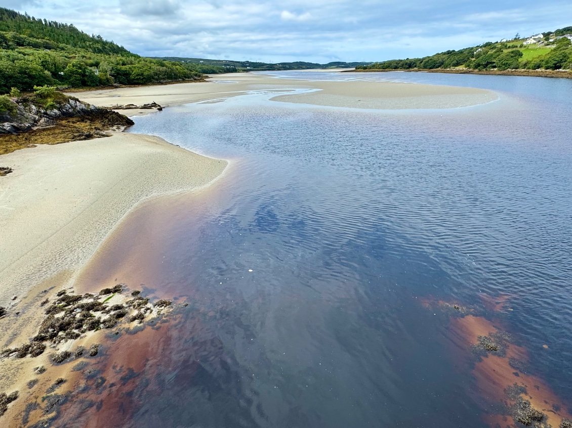 La couleur de l’eau est très tourbée