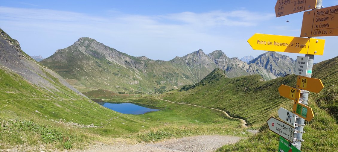 Dircetion le lac Vert