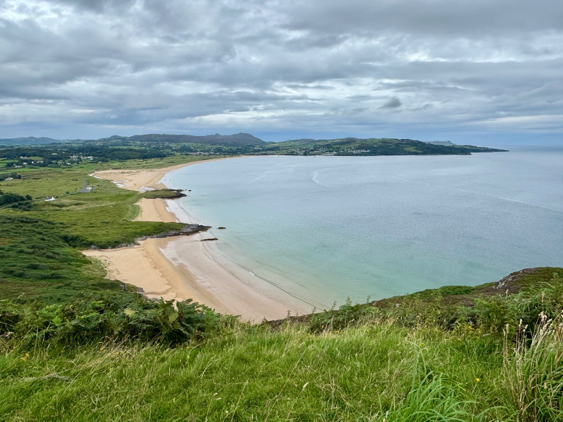 La magnifique plage de Ballymastocker à côté de notre camping