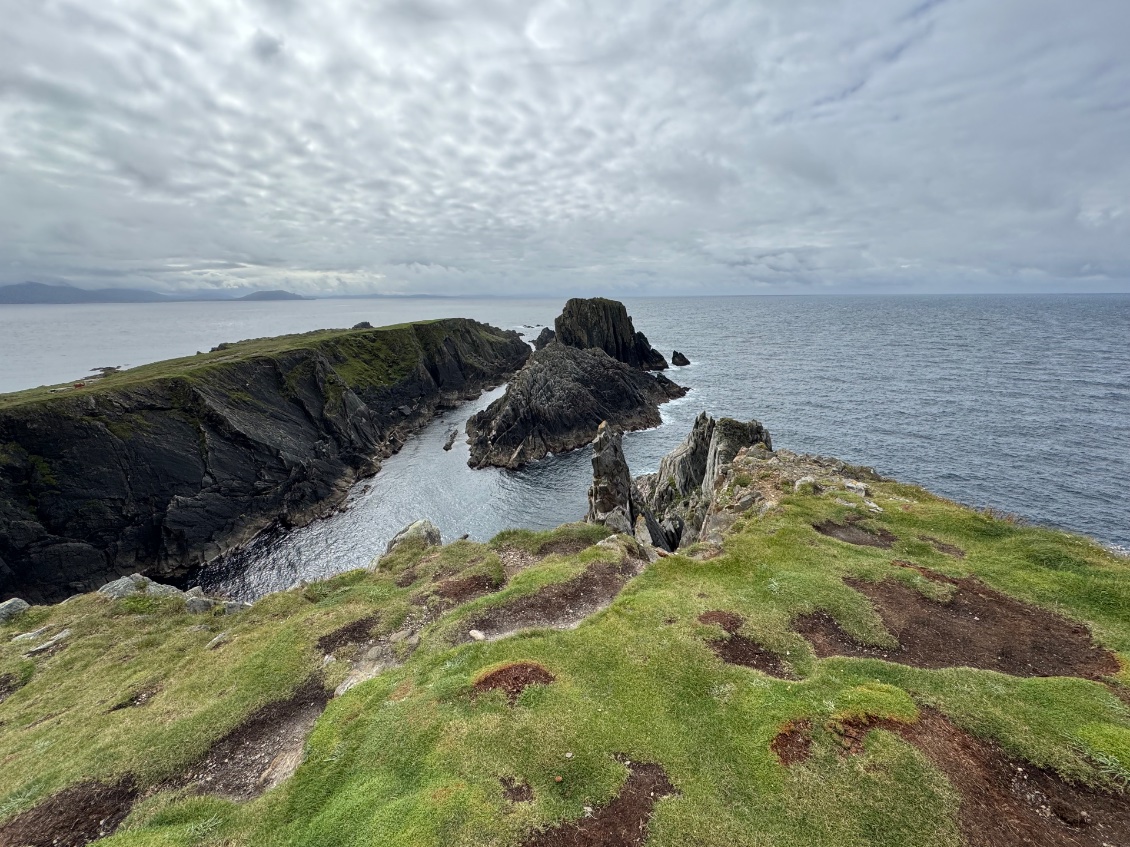 Les falaises déchiquetées de Malin Head